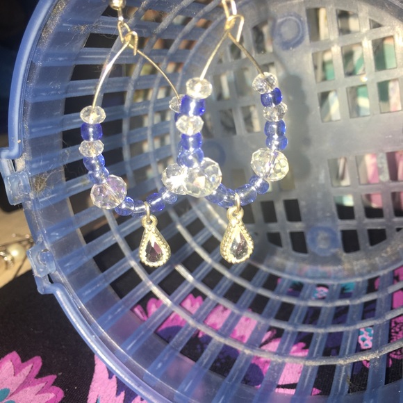 Gorgeous Swarovski beaded earrings NWT - Picture 6 of 8